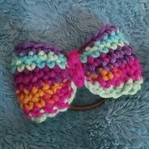 Adorable Crocheted Hair Bow